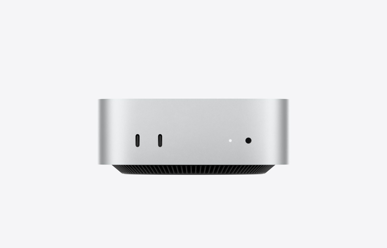 银色 Mac mini 产品外观